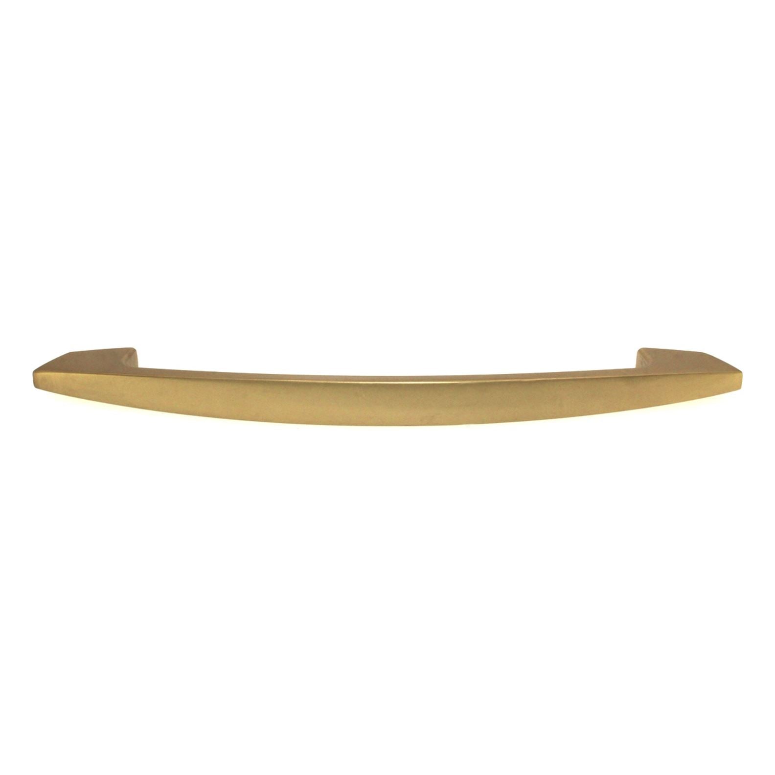 Hickory Hardware Velocity Flat Ultra Brass 6 1/4" (160mm) Ctr. Pull HH74732-FUB