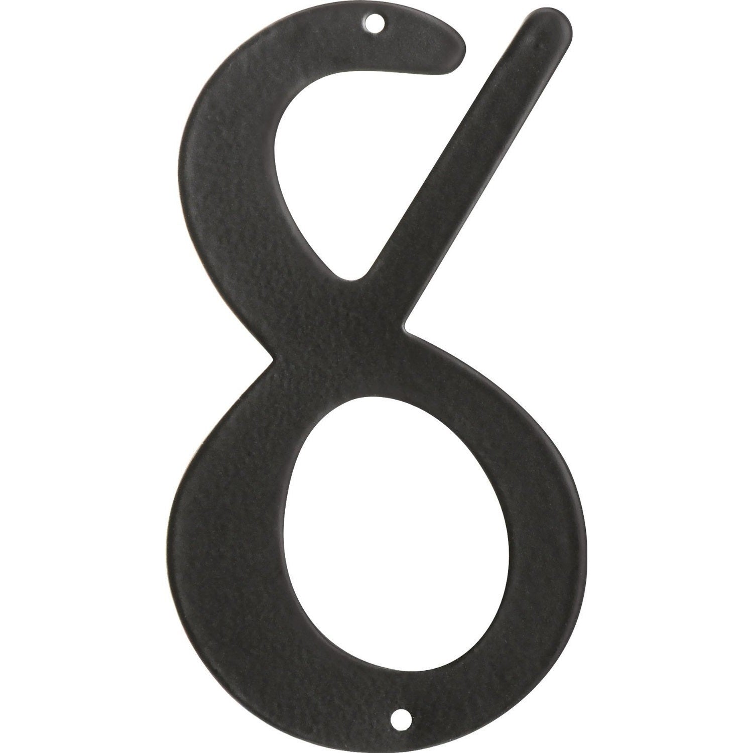 Black Aluminum House or Apartment Door Numbers