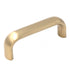 Keeler K1-04 Power & Beauty Solid Brass 3" Satin Brass Arch Cabinet Handle Pull