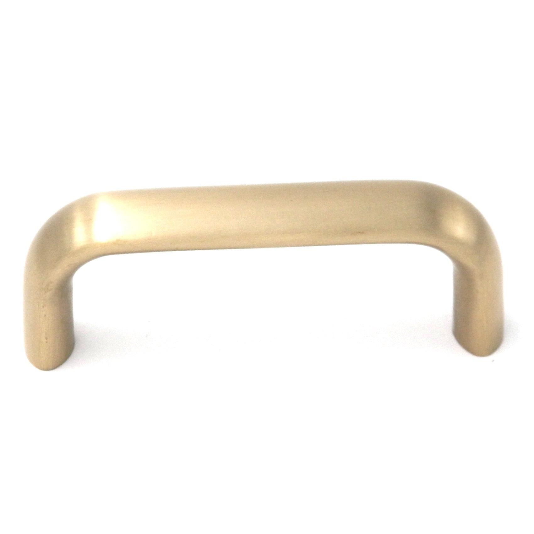 Keeler K1-04 Power & Beauty Solid Brass 3" Satin Brass Arch Cabinet Handle Pull