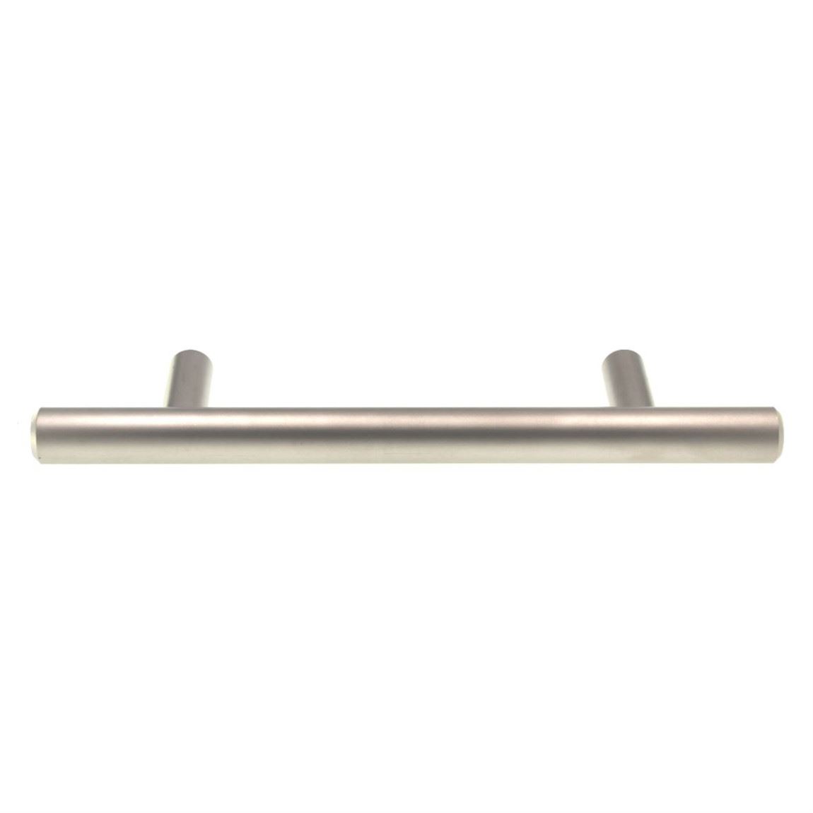 Warwick Sleek & Modern Satin Nickel 3 3/4" (96mm) Ctr Cabinet Bar Pull K146-SN