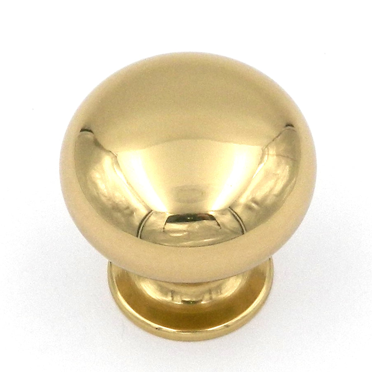 Belwith Keeler Power & Beauty Polished Brass Solid Brass 1 1/8" Knob K16