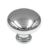 Showcase  Polished Chrome Round Smooth 1 3/16" Cabinet Knob K2361-PC