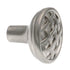 Showcase  Brushed Satin Nickel Round Basket Weave 1 1/4" Cabinet Knob K2858-BSN