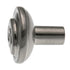 Showcase  Brushed Satin Nickel Round Swirl 1 1/8" Cabinet Knob K2859-BSN