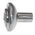 Showcase  Brushed Satin Nickel Round Swirl 1 1/8" Cabinet Knob K2859-BSN