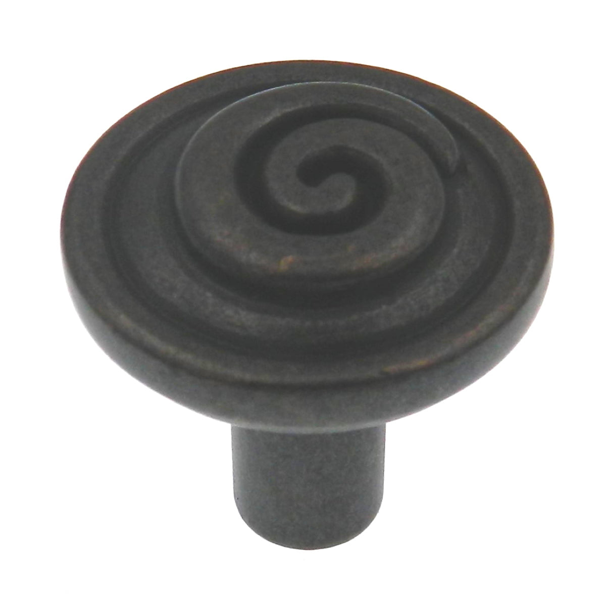 Showcase  Oil Rubbed Bronze Round Swirl 1 1/8" Cabinet Knob K2859-ORB