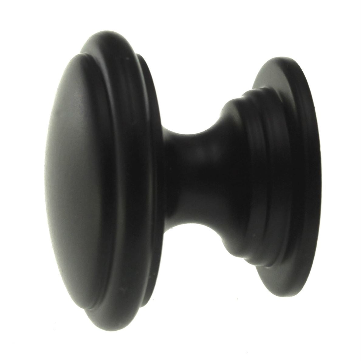 Keeler Power & Beauty Oil-Rubbed Bronze 1 1/4" Ridged Cabinet Knob K344