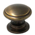 Keeler Power and Beauty Satin Dover Round Disc 1 1/4" Solid Brass Cabinet Knob K44-9013