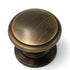 Keeler Power and Beauty Satin Dover Round Disc 1 1/4" Solid Brass Cabinet Knob K44-9013