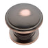 K44-OBH Oil Rubbed Bronze 1 1/4" Solid Brass Disc Cabinet Knob Pulls Keeler