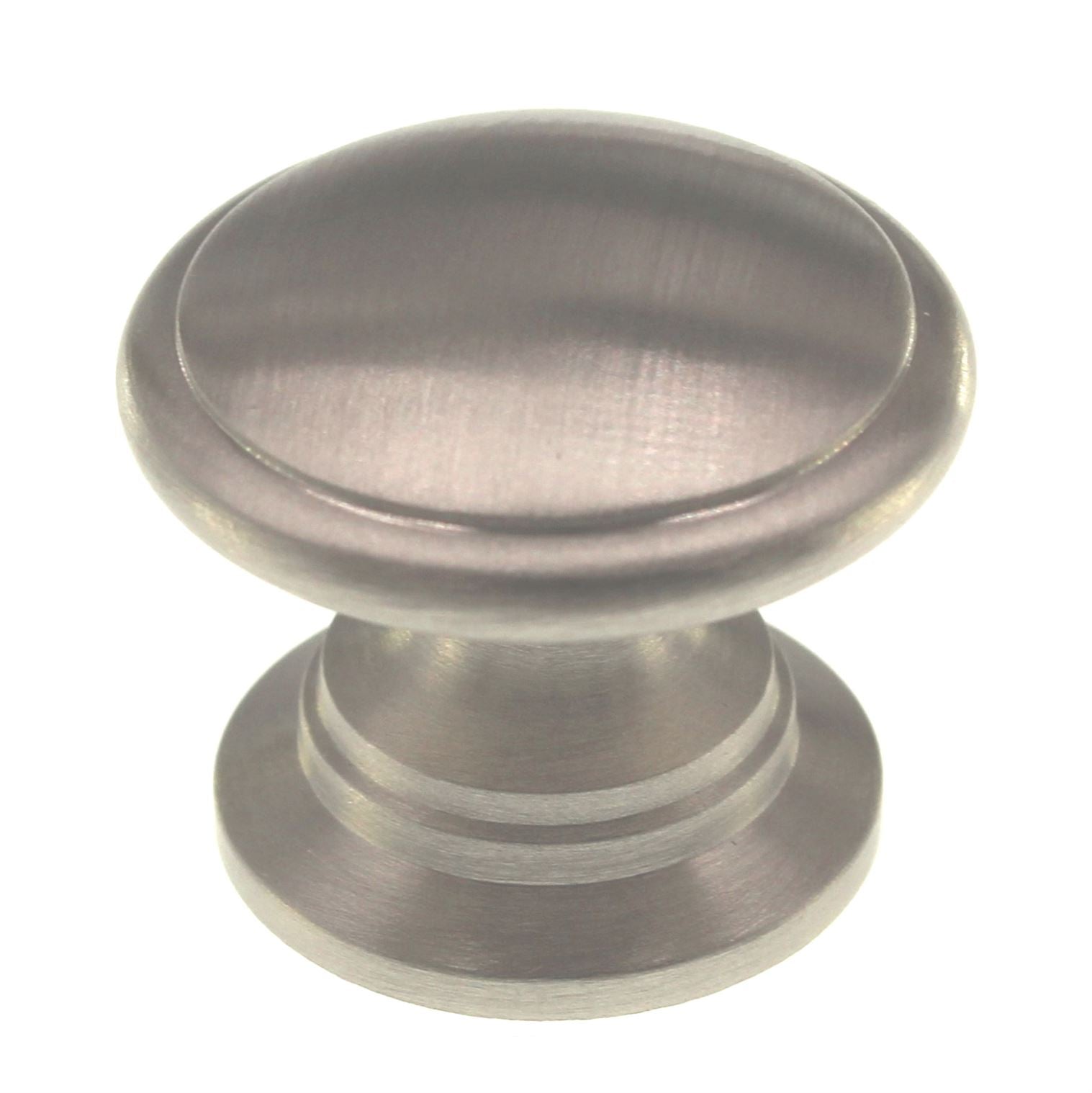 Keeler Prestige Stainless Steel 1 1/4" Ridged Cabinet Knob K44-SS