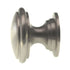 Keeler Power & Beauty Satin Nickel 1 1/4" Ridged Cabinet Knob K444