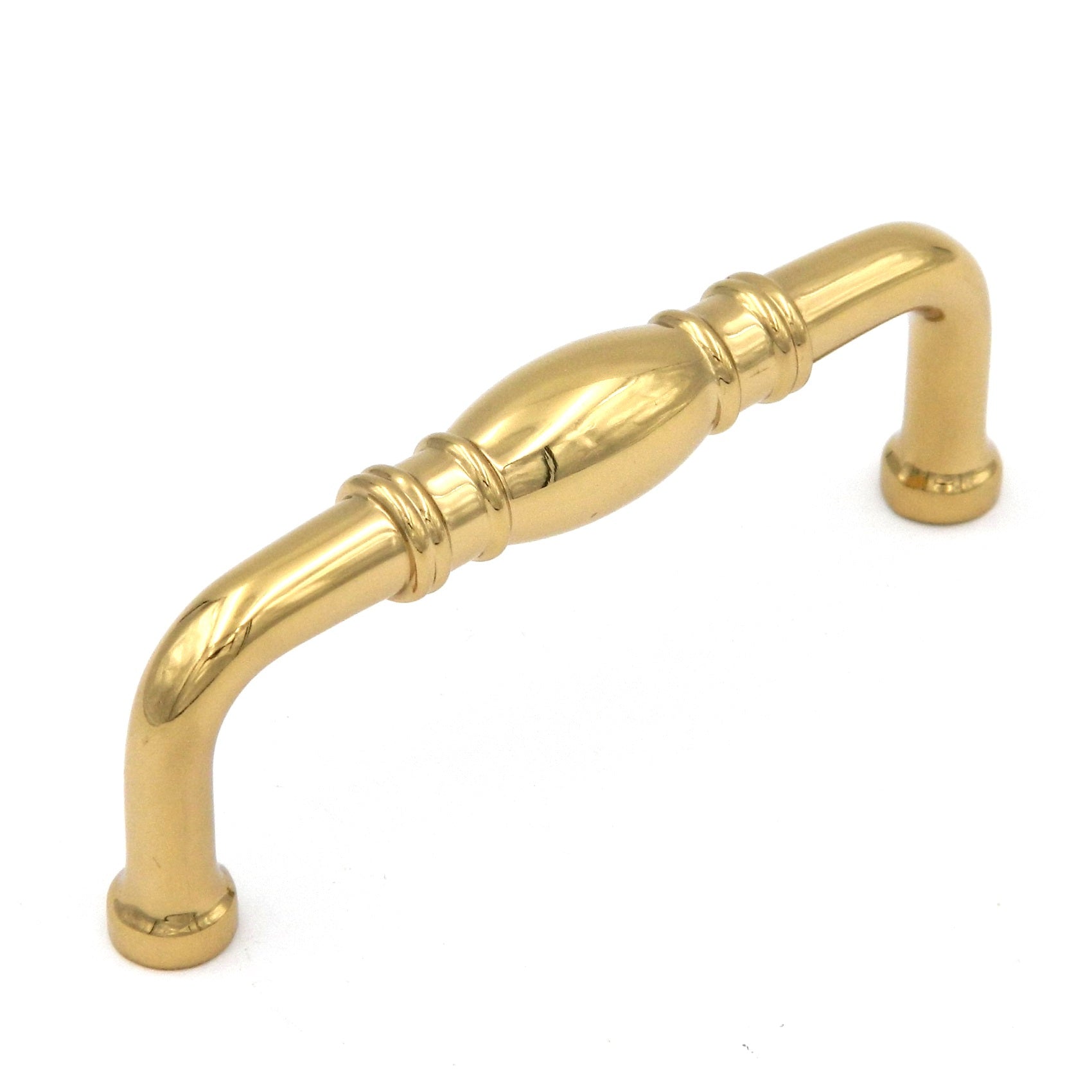 Belwith Keeler Prestige K47 Polished Brass 3"cc Solid Brass Arch Cabinet Handle Pull