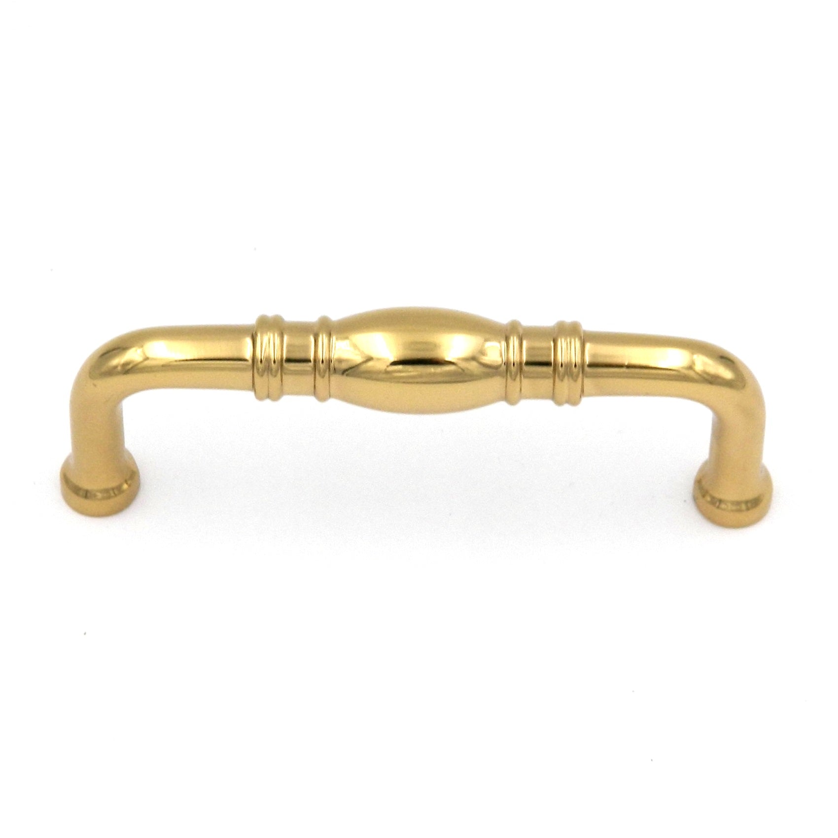 Belwith Keeler Prestige K47 Polished Brass 3"cc Solid Brass Arch Cabinet Handle Pull