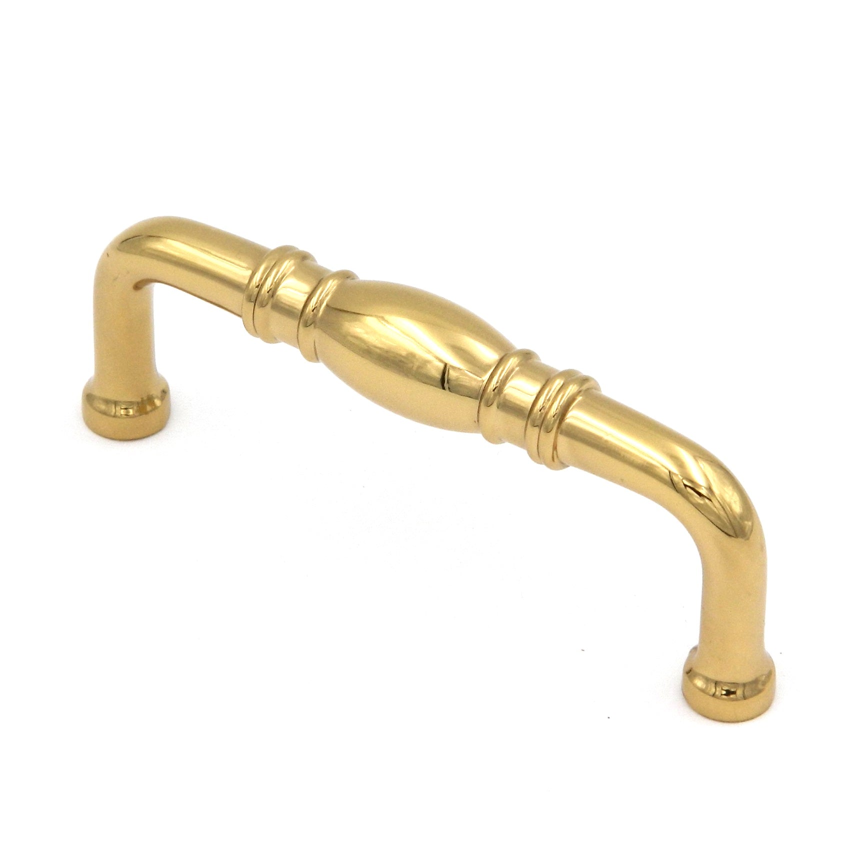 20 Pack Belwith Keeler Prestige K47 Polished Brass 3"cc Solid Brass Cabinet Handle Pull