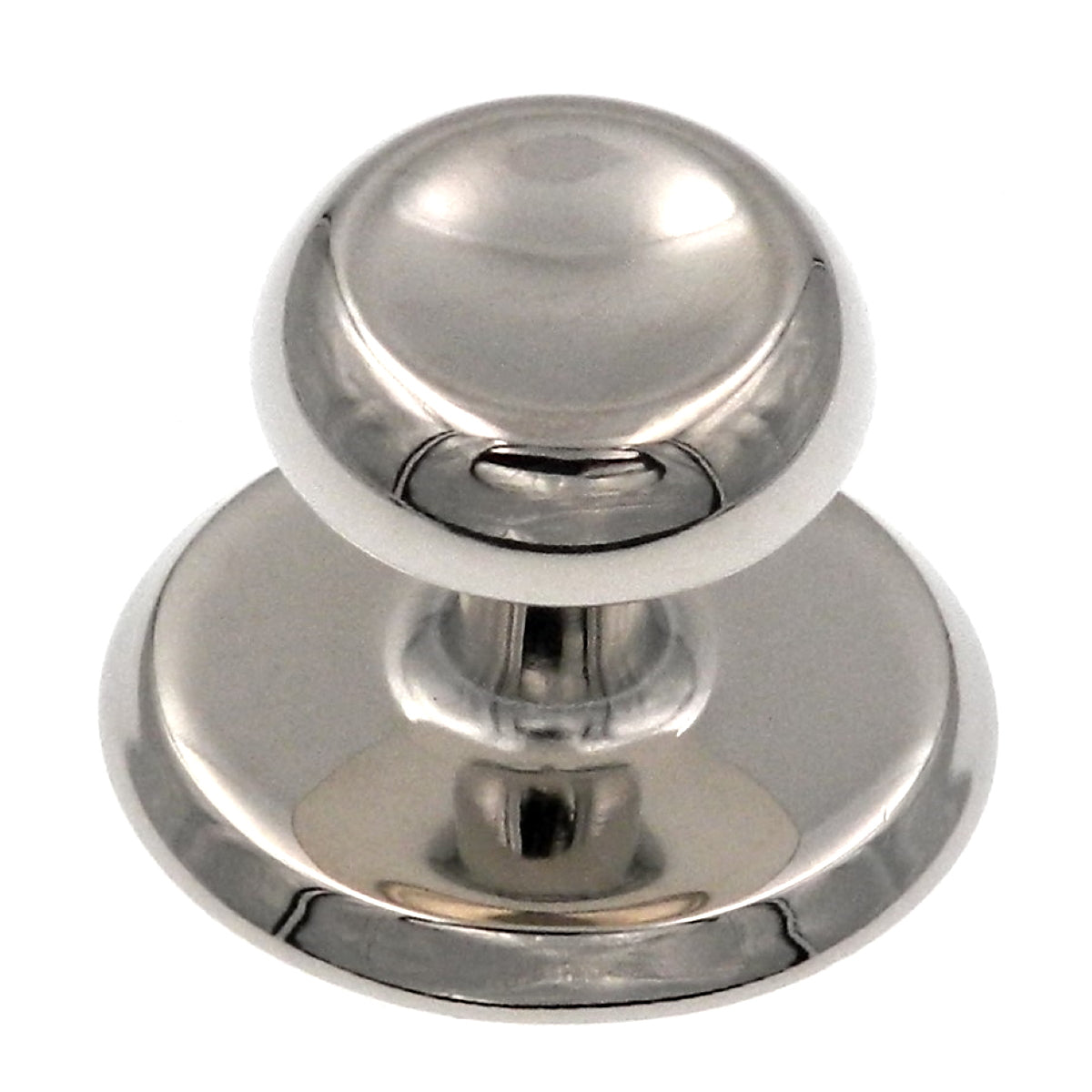 Hickory Hardware Metropolis Bright Nickel Cabinet Knob with Backplate K64-14