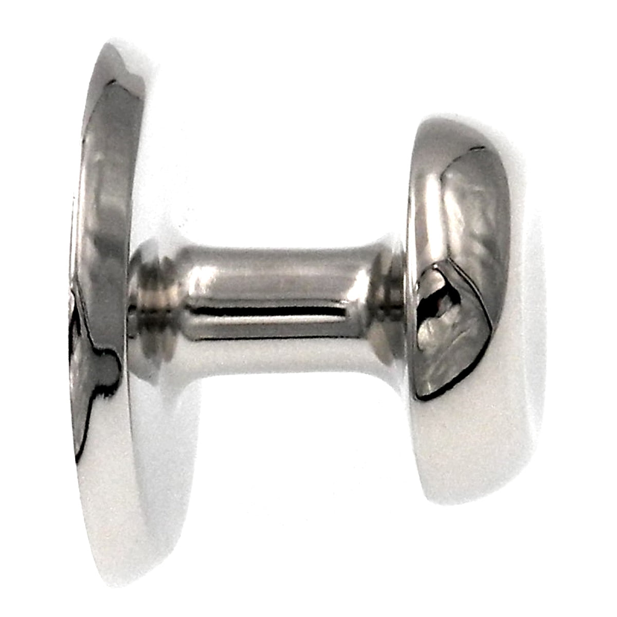 Hickory Hardware Metropolis Bright Nickel Cabinet Knob with Backplate K64-14