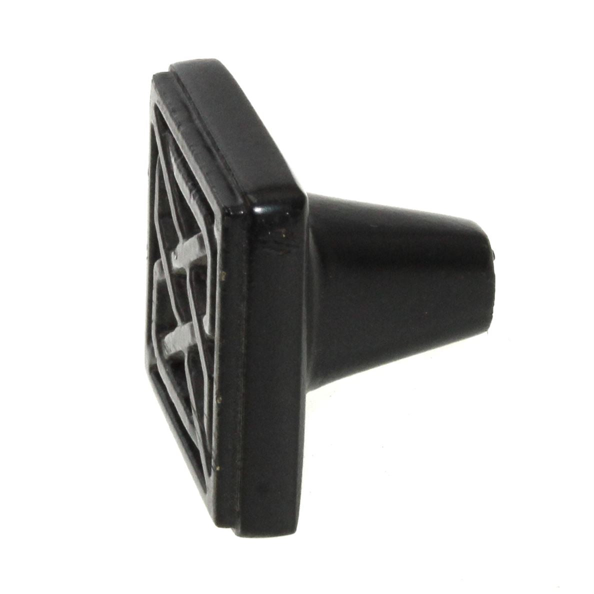 Belwith Keeler Celtic 1 1/4" Square Cabinet Knob Matte Black KB73836-MB