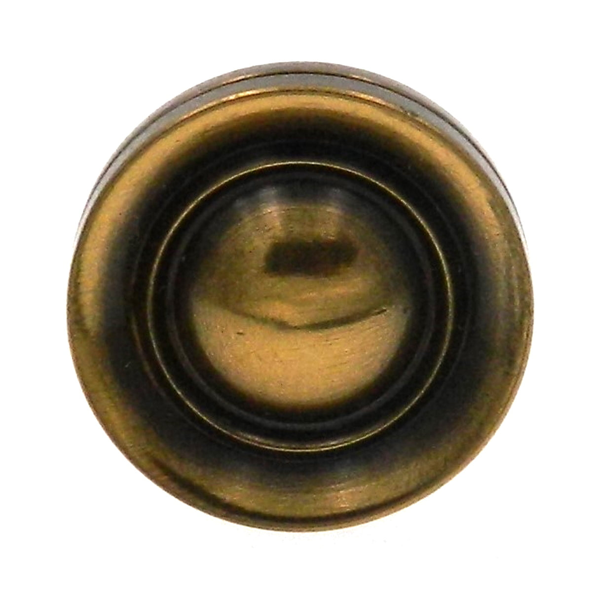 Belwith Keeler Sherwood Antique Brass 3/4" Solid Brass Cabinet Knob L46