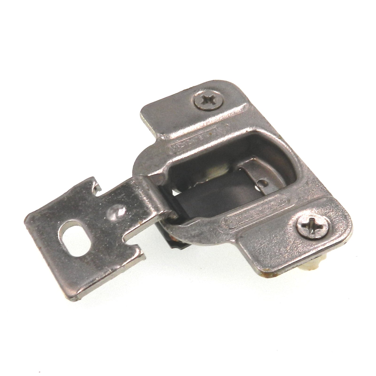 Amerock Nickel 105 deg. Partial Wrap 5/8" Overlay Concealed Hinge LD2143SK-3-14