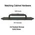 10 Pack Keeler Ribbon & Reed M308 Oil Rubbed Bronze 3 3/4" (96mm)cc Solid Brass Handle Pull