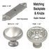 20 Pack Belwith Keeler Period Brass 1 1/4" Satin Nickel Round Smooth Solid Brass Cabinet Knob BK13-15