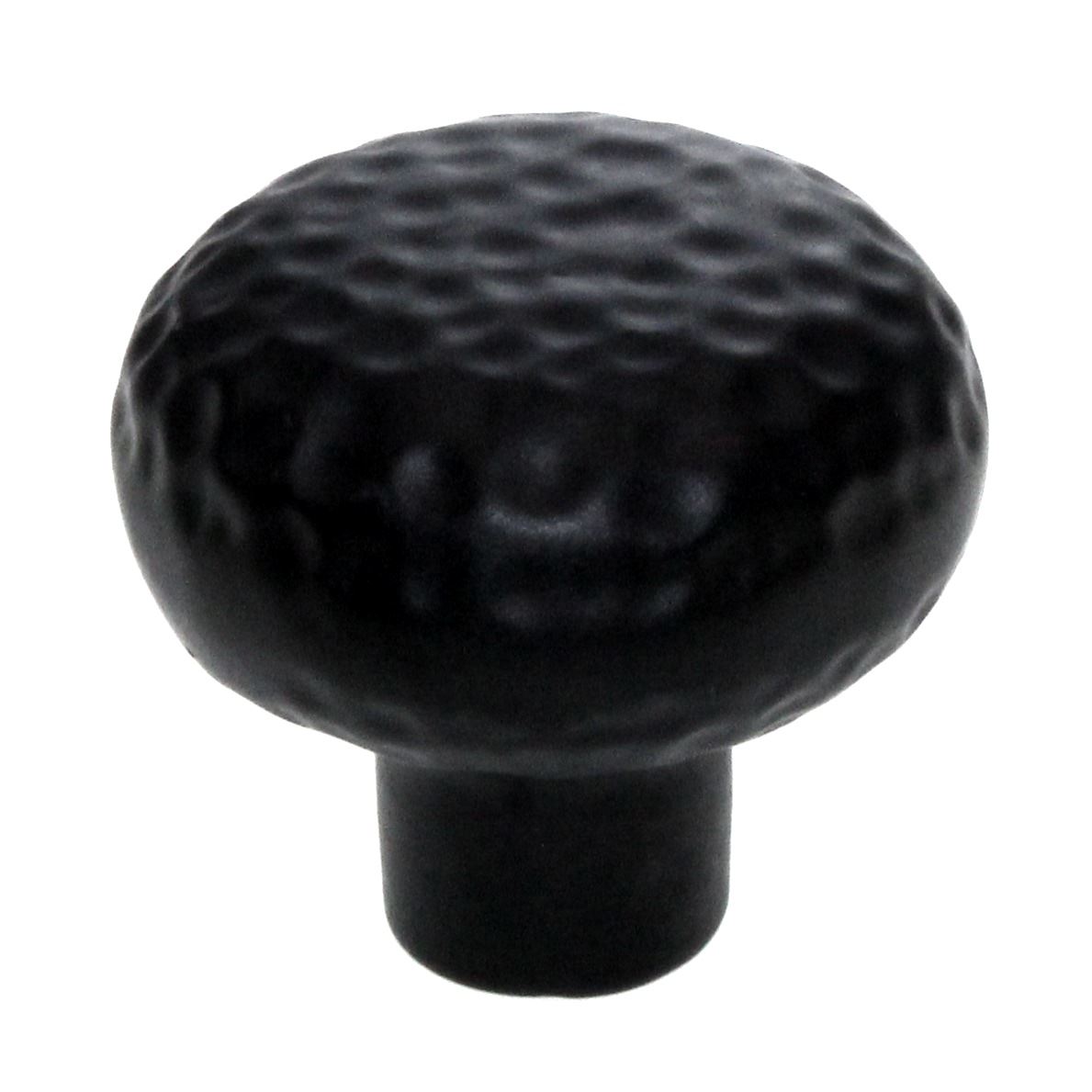 Keeler Kingston 1 1/4" Hammered Solid Brass Cabinet Knob Wrought Iron M771