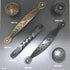 BP1580-WID Wrought Iron Dark 3"cc Leaf Cabinet Handle Pulls Amerock Inspirations