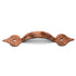 Hickory Hardware Southwest Lodge P101-AC - Tirador de gabinete martillado de cobre antiguo de 3 1/4" cc