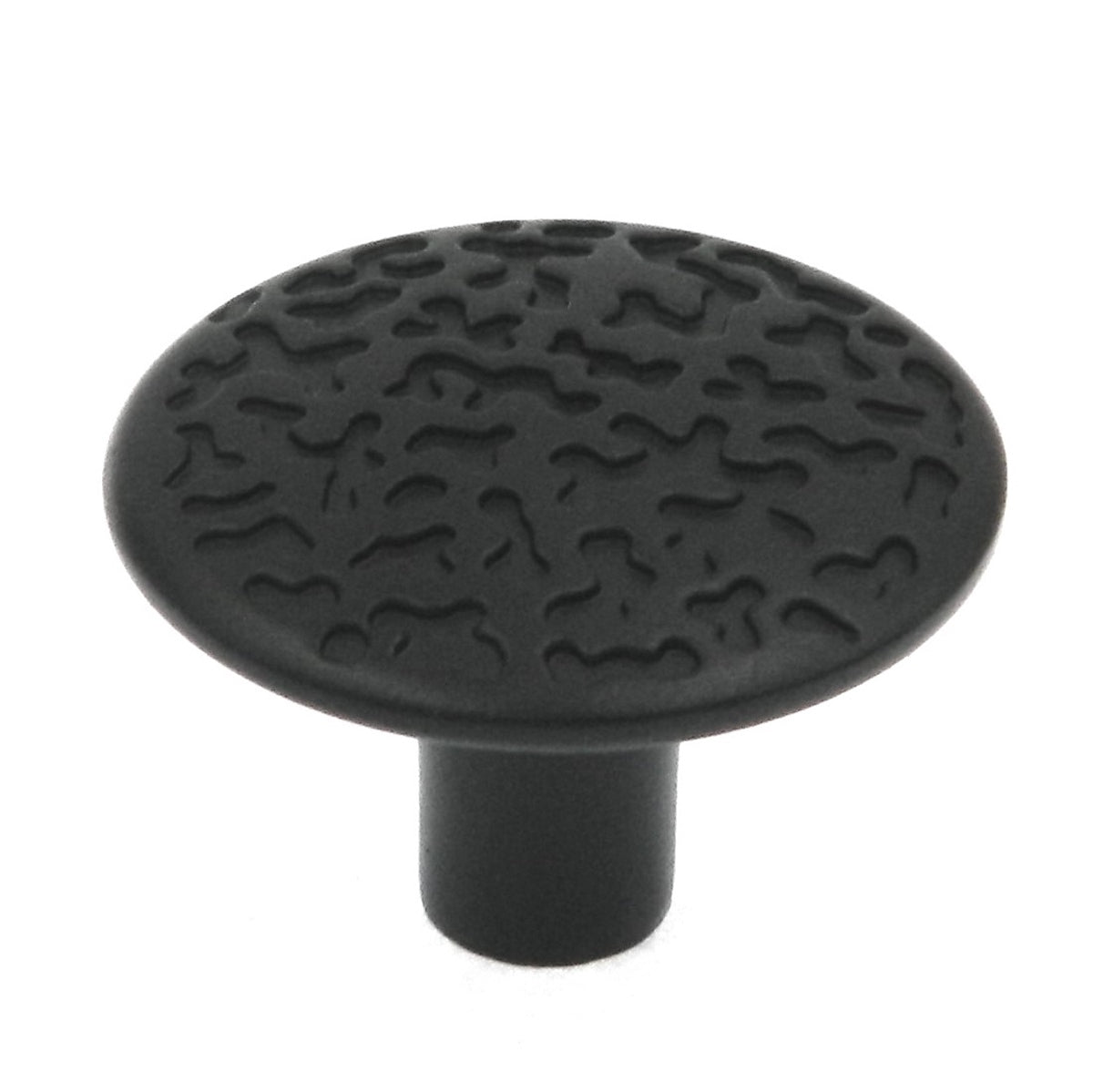 Hickory Hardware Southwest Lodge Colonial Black 1 1/4" Disc Cabinet Knob P102-CB