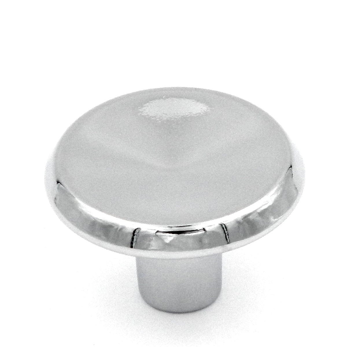 10 Pack Hickory Hardware Sunnyside 1 1/16" Polished Chrome Round Concave Cabinet Knob P111-26