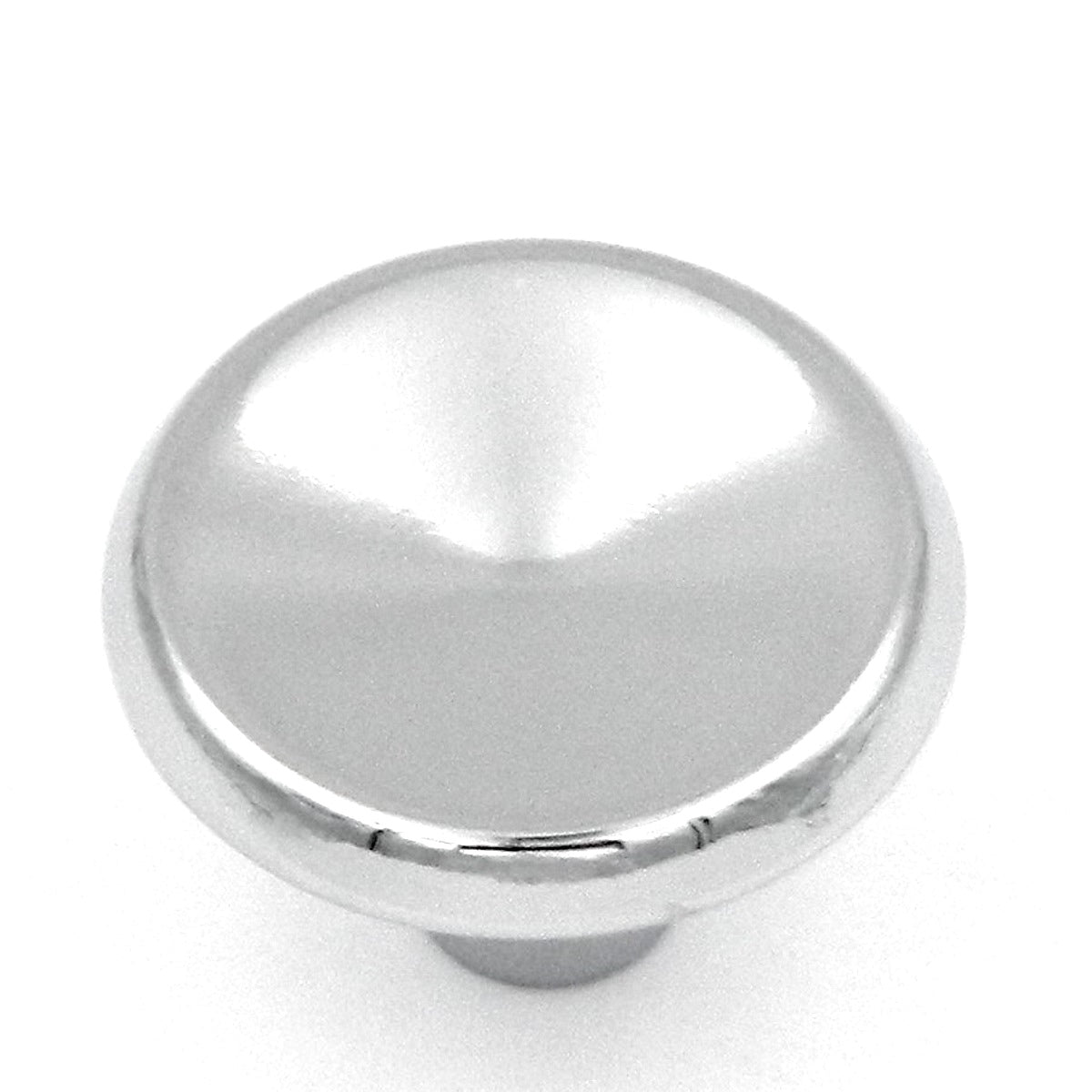 20 Pack Hickory Hardware Sunnyside 1 1/16" Polished Chrome Round Concave Cabinet Knob P111-26