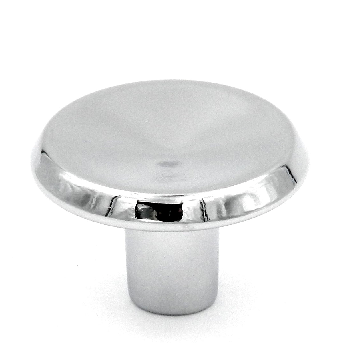 20 Pack Hickory Hardware Sunnyside 1 1/16" Polished Chrome Round Concave Cabinet Knob P111-26