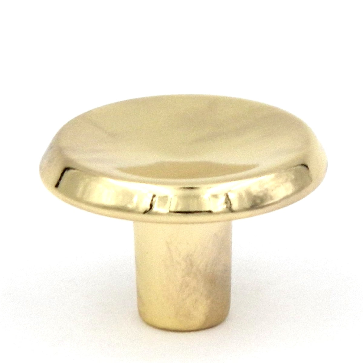 10 Pack Hickory Hardware Sunnyside 1 1/16" Polished Brass Round Concave Cabinet Knob P112-3