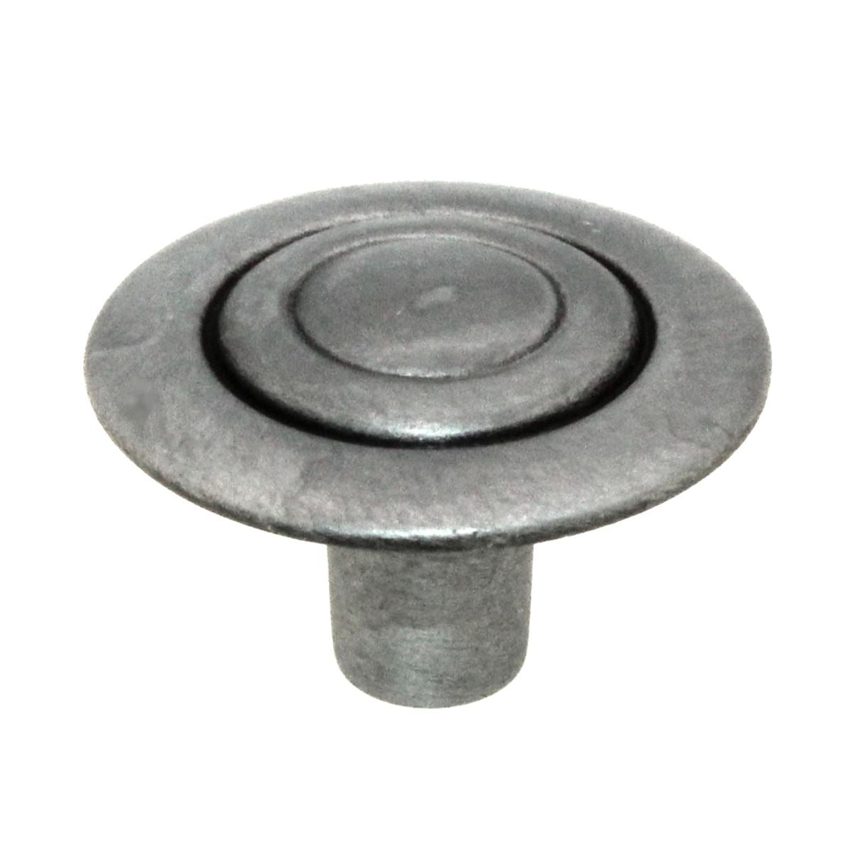 Hickory Hardware Cavalier Antique Pewter 1 1/8" Ring Cabinet Knob P120-AP