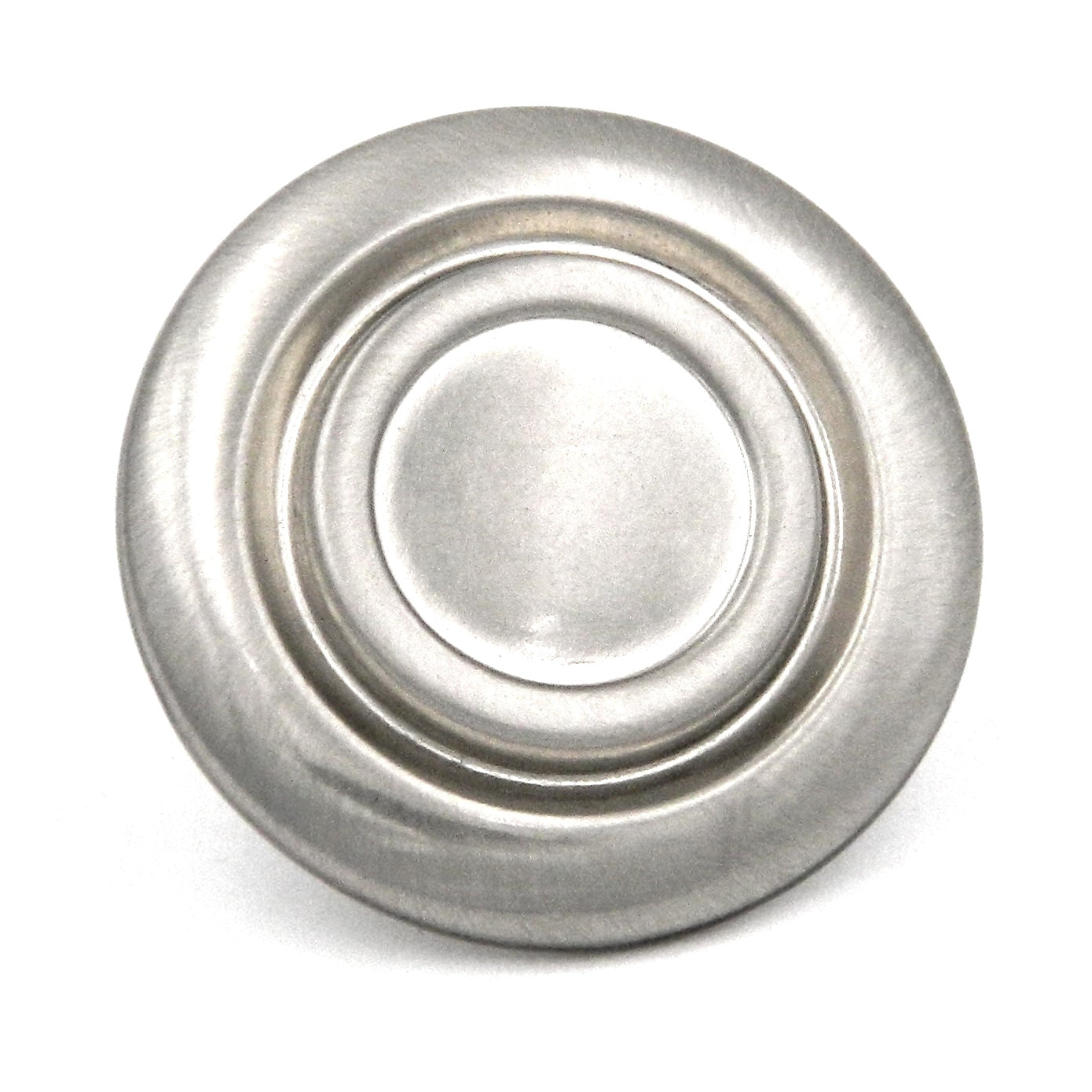 Hickory Hardware Cavalier Satin Nickel Disc 1 3/8" Cabinet Knob Pull P121-SN