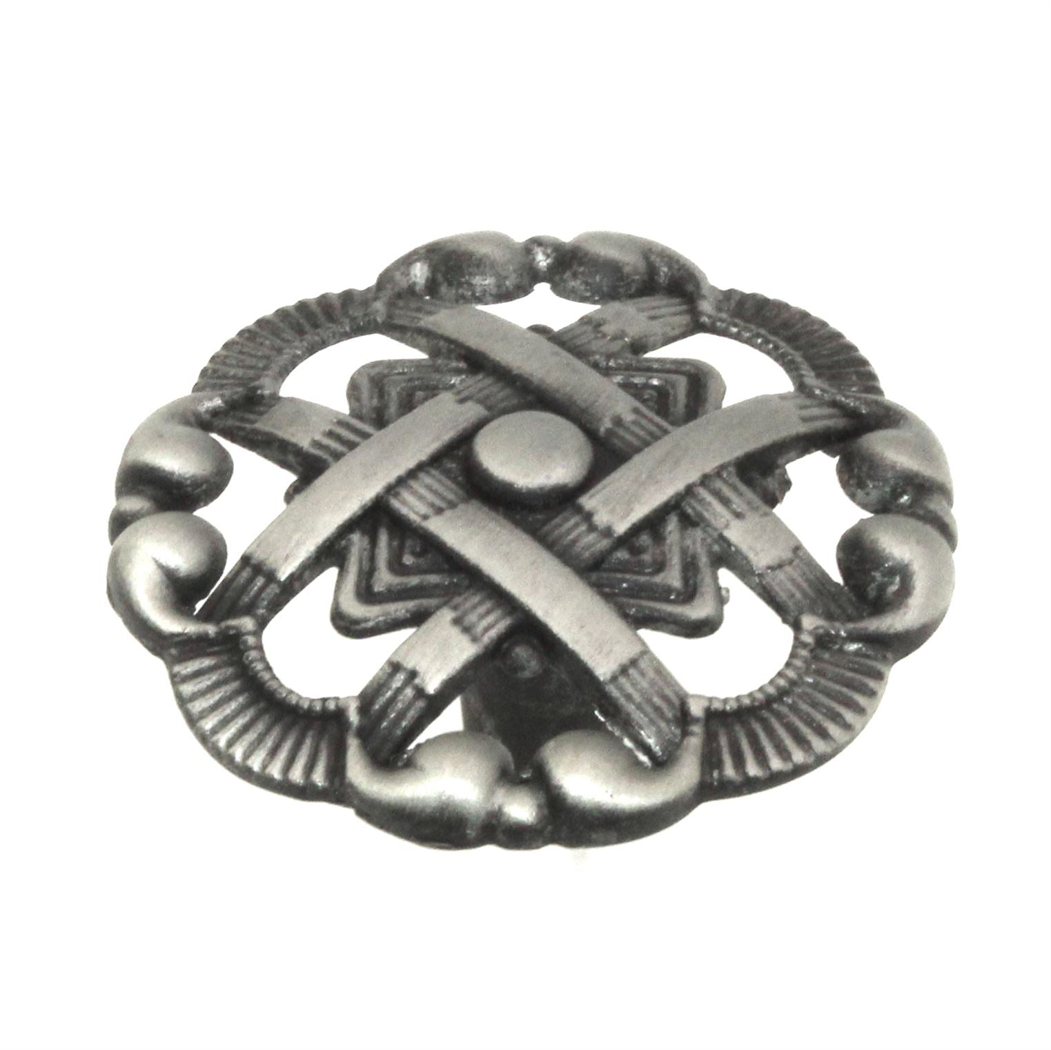 Hickory Hardware Cavalier Antique Pewter 1 1/2" Celtic Cabinet Knob P126-AP