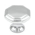 Hickory Hardware Conquest 1 1/8" Polished Chrome Round Octagon Cabinet Knob P14004-26