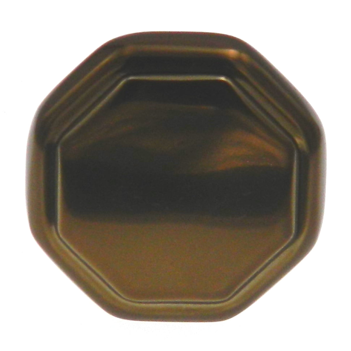 10 Pack Hickory Hardware Conquest 1 1/8" Venetian Bronze Flat-Top Octagon Cabinet Knob P14004-VBZ