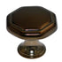 10 Pack Hickory Hardware Conquest 1 1/8" Venetian Bronze Flat-Top Octagon Cabinet Knob P14004-VBZ