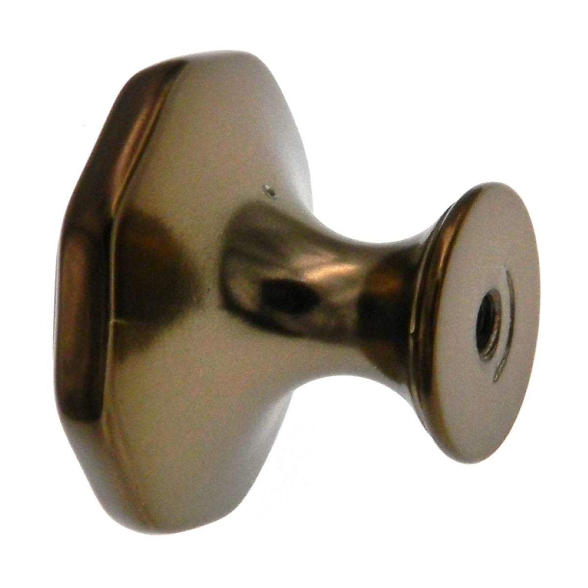 20 Pack Hickory Hardware Conquest 1 1/8" Venetian Bronze Flat-Top Octagon Cabinet Knob P14004-VBZ