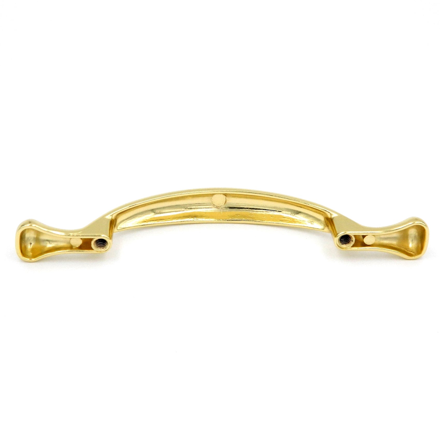 Polished Brass 3"cc Cabinet Handle Pulls Belwith's Conquest P14174-3, 10 Pack