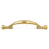 20 Pack Hickory Conquest P14174-LB Lustre Brass 3"cc Arch Footed  Cabinet Handle Pull