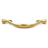 20 Pack Hickory Conquest P14174-LB Lustre Brass 3"cc Arch Footed  Cabinet Handle Pull