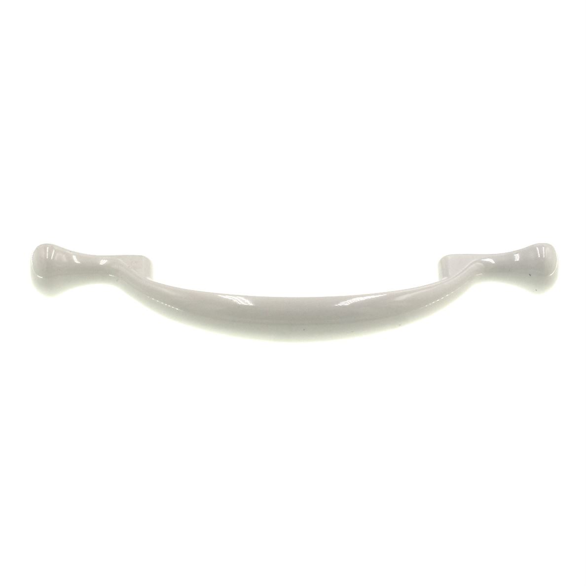 Hickory Hardware Conquest White 3" Ctr. Cabinet Arch Pull P14174-W