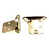 Pair Belwith Brass Face Mount Variable Overlay Hinges Old Wing Style P144-3-76