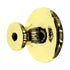 Belwith Conquest Polished Brass 1 3/16" Ridged Cabinet Knob P14402-3