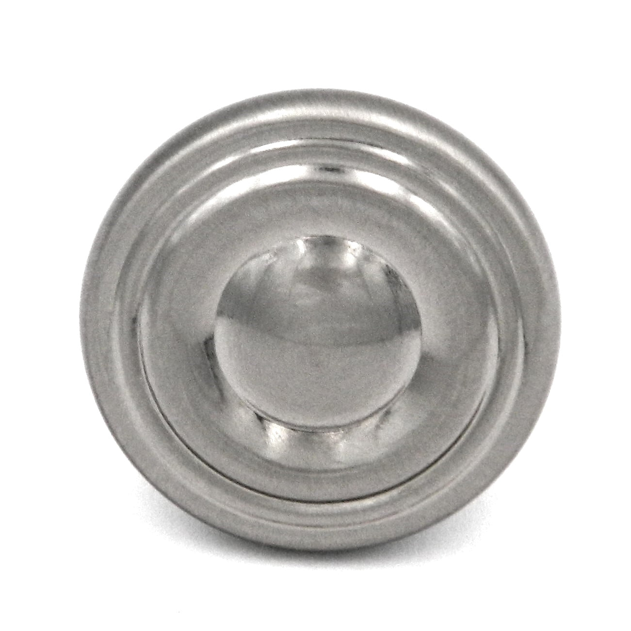 Hickory Hardware Conquest 1 1/8" Satin Nickel Round Disc Cabinet Knob P14402-SN