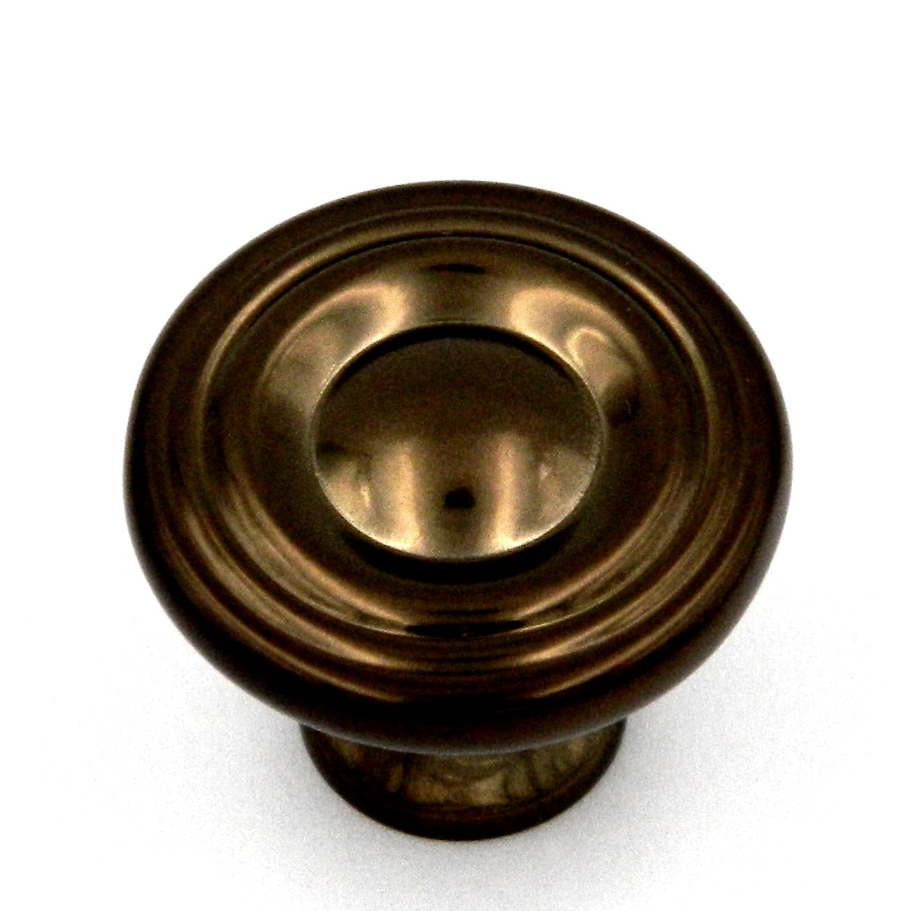 Hickory Hardware Conquest 1 1/8" Venetian Bronze Round Disc Cabinet Knob P14402-VBZ